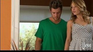 Seductive teen redhead Alyssa Branch loves intense sex porn video